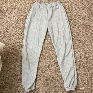 Grey pretty little thing joggers